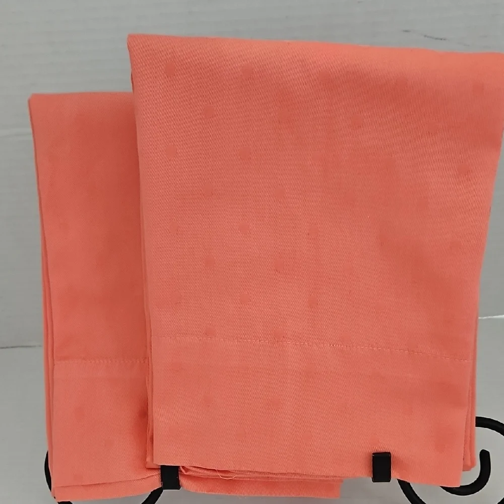 Kate Spade Coral Swiss Dot Cotton King Pillowcases
